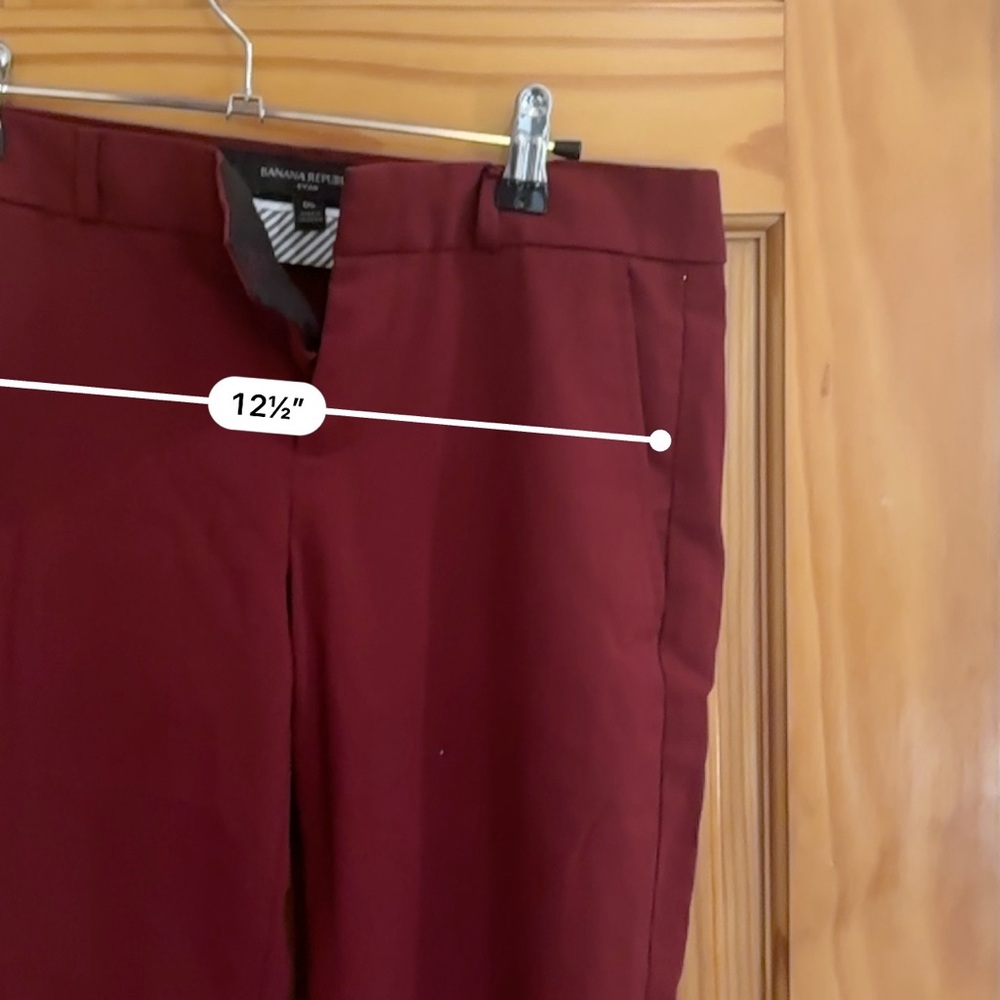Banana Republic Women's Burgundy Pantsuit - Picture 6 of 8